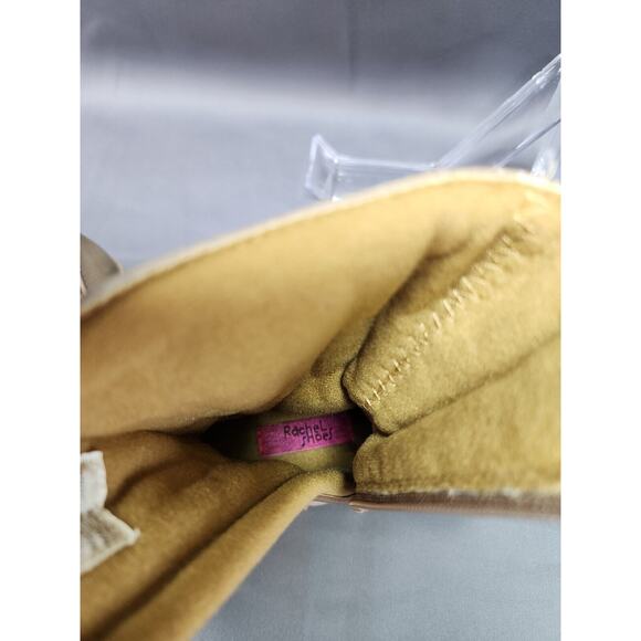 Rachael Shoes Girls Toddler Tan Wedge Quilted Boots Zipper Size 8M - Picture 9 of 9